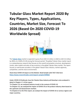 Tubular Glass Market