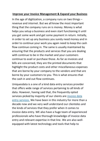 improve your invoice management expand your