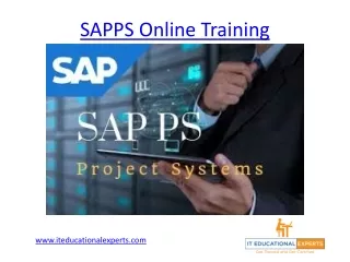 sapps online training