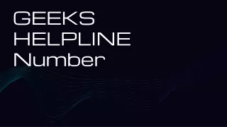 geeks helpline number