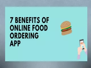 7 Benefits of Online Food Ordering App
