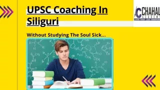 upsc coaching in siliguri