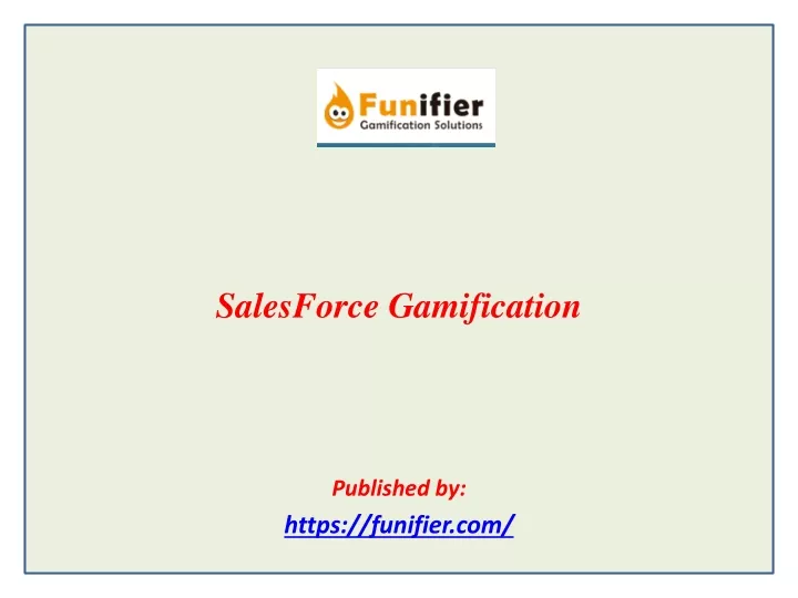 salesforce gamification published by https funifier com