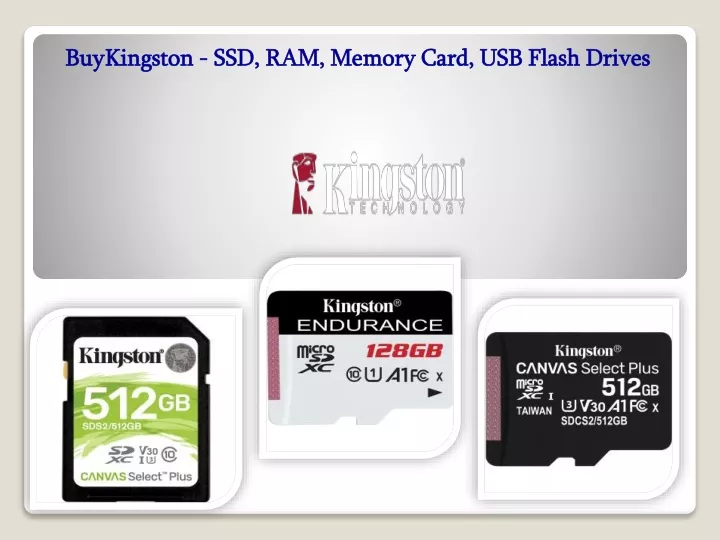 buykingston ssd ram memory card usb flash drives