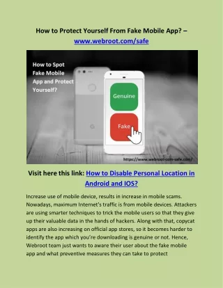 how to protect yourself from fake mobile