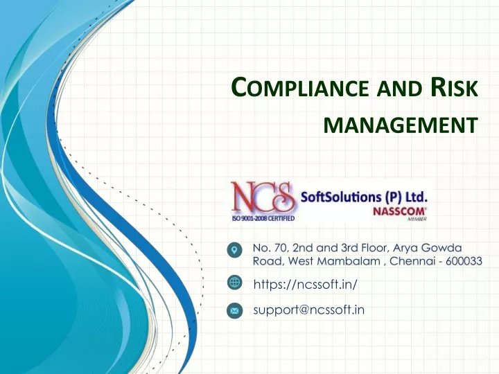 compliance and risk management