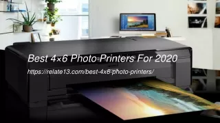 Best 4×6 Photo Printers For 2020