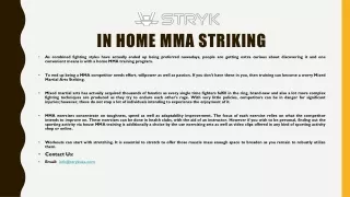 in home mma striking
