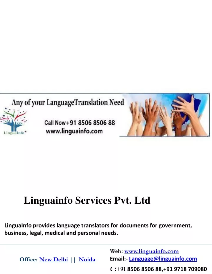 linguainfo services pvt ltd