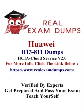 Huawei H13-811 Exam Study Material - RealExamDumps
