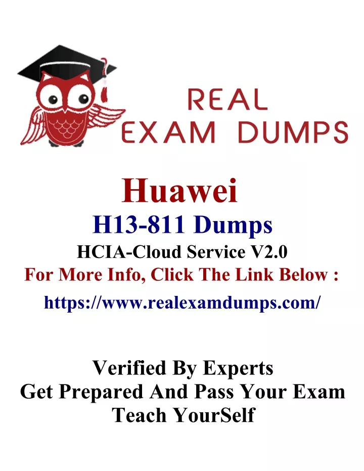 huawei h13 811 dumps hcia cloud service