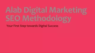 alab digital marketing seo methodology