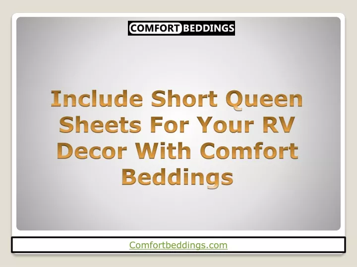 include short queen sheets for your rv decor with