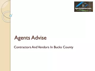 Contractors And Vendors In Bucks County