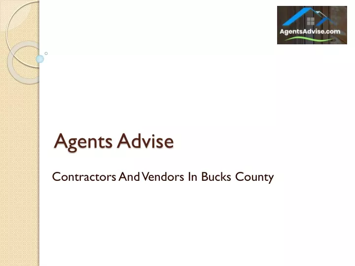 agents advise