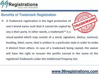 99registrations - Trademark Registration in Chennai