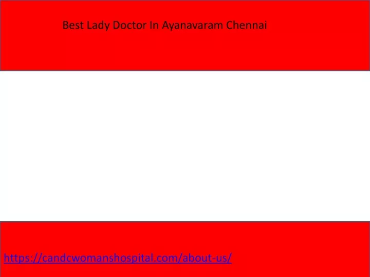 best lady doctor in ayanavaram chennai