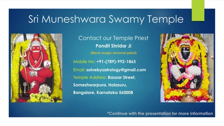 sri muneshwara swamy temple