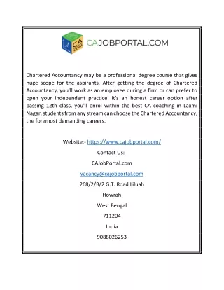 CA Job Portal | Cajobportal.com
