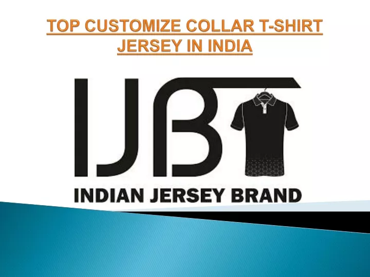 top customize collar t shirt jersey in india