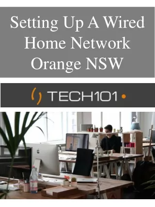 Setting Up A Wired Home Network Orange NSW