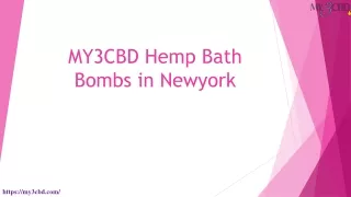MY3CBD Hemp Bath Bombs in Newyork