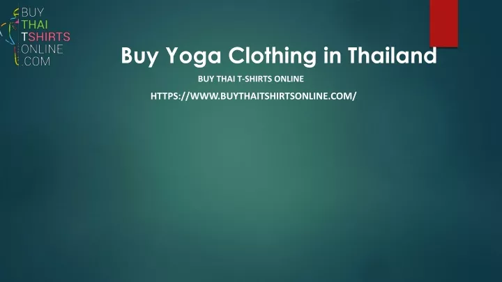 buy yoga clothing in thailand