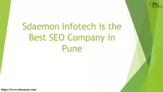 Sdaemon Infotech is the Best SEO Company in Pune