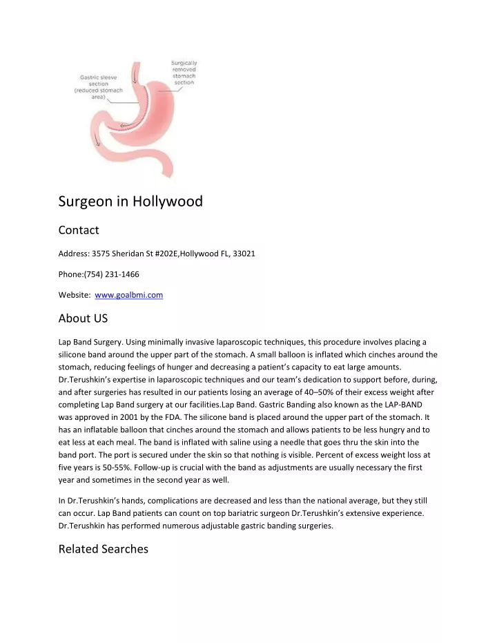 surgeon in hollywood