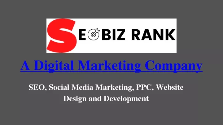 a digital marketing company