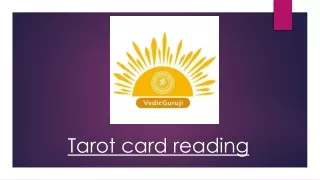 Tarot card reading