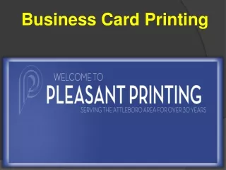 business card printing