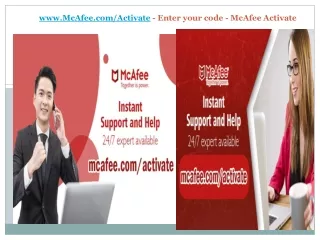 www.McAfee.com/Activate - Enter your code - McAfee Activate