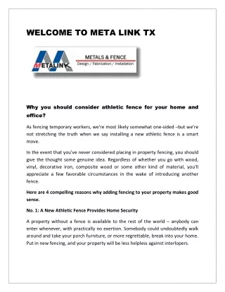 welcome to meta link tx
