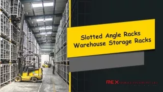 Slotted Angle Racks | Warehouse Storage Racks