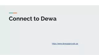 connect to dewa