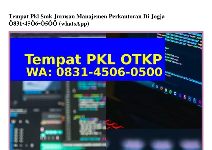 tempat pkl smk jurusan manajemen perkantoran