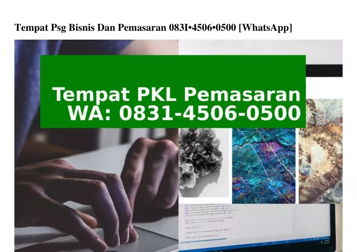 tempat psg bisnis dan pemasaran 083i 4506 0500