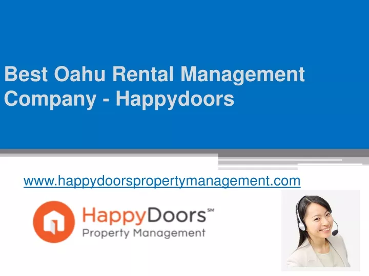 best oahu rental management company happydoors