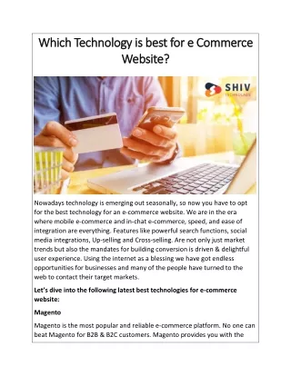 which whicht technology echnologyis isbest