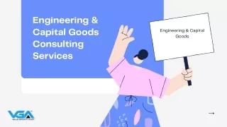 Engineering & Capital Goods Consulting Services