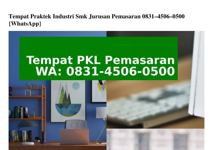 tempat praktek industri smk jurusan pemasaran