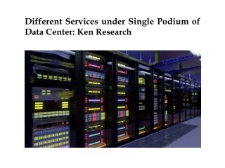 different services under single podium of data