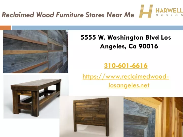 reclaimed wood furniture stores near me