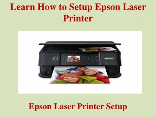 learn how to setup epson laser printer