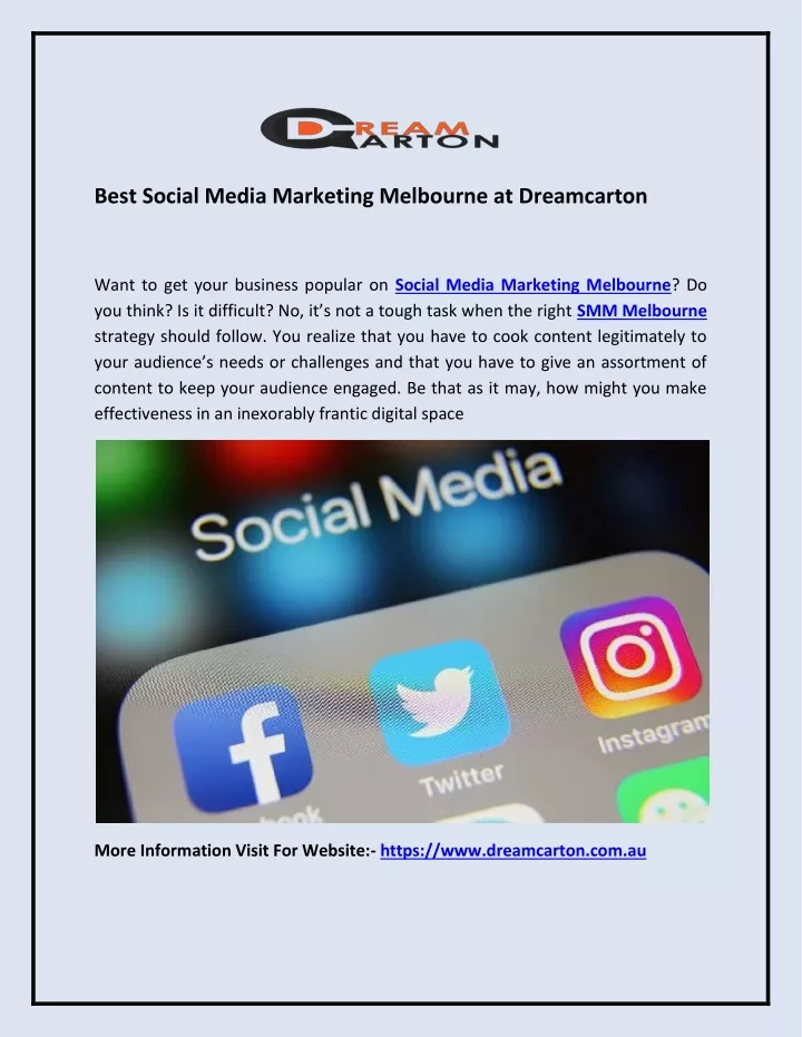 best social media marketing melbourne