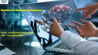 Healthcare Email List | Healthcare Leads | Healthcare Database