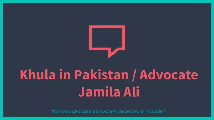 khula in pakistan advocate jamila ali