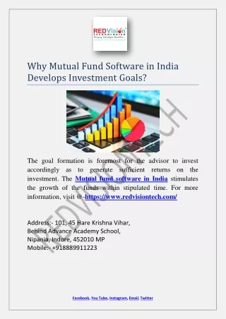 why mutual fund software in india develops