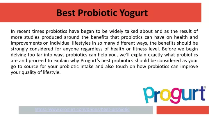 best probiotic yogurt